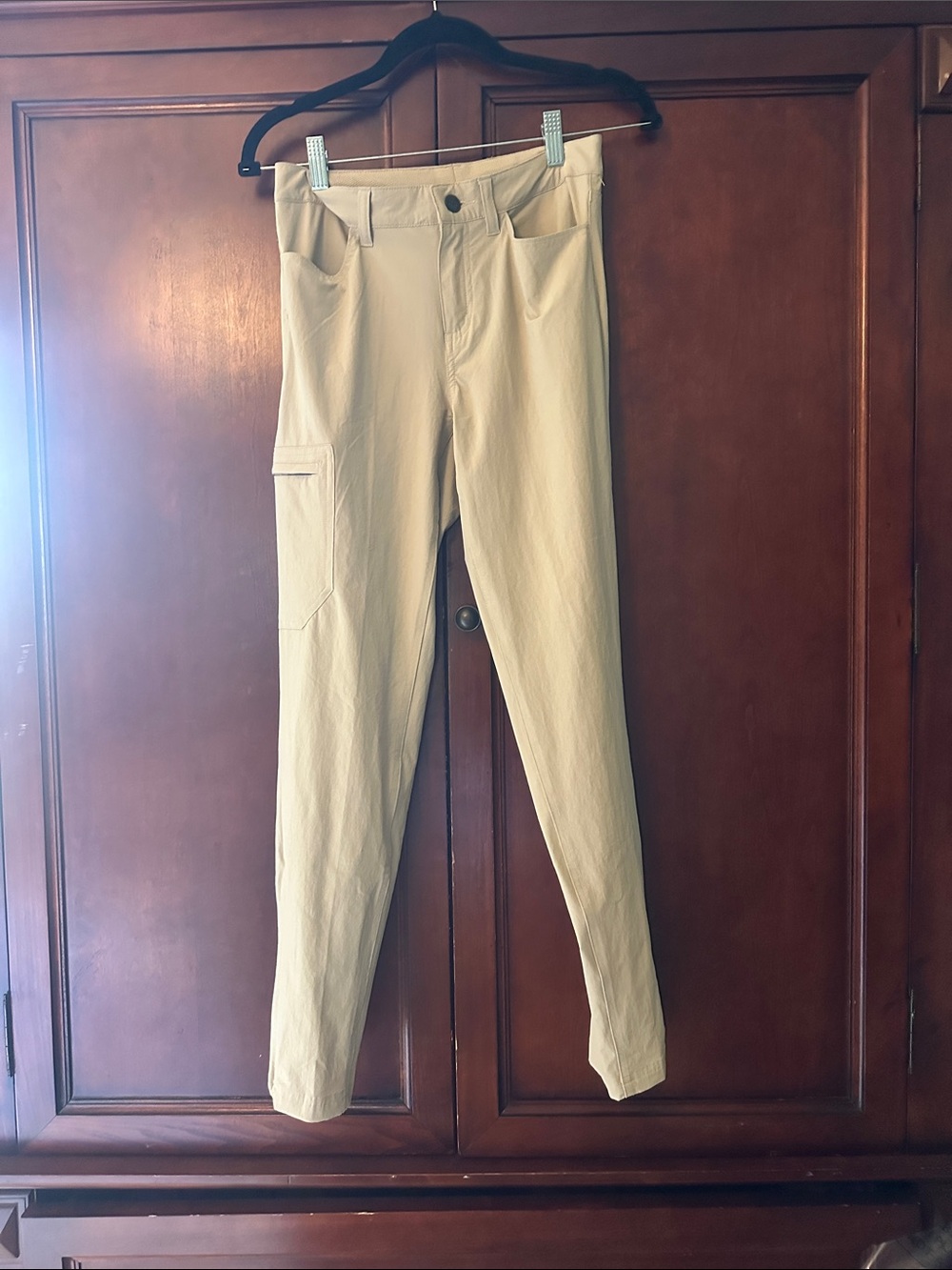 Patagonia Beige Skinny Cargo Hiking Pants for Women